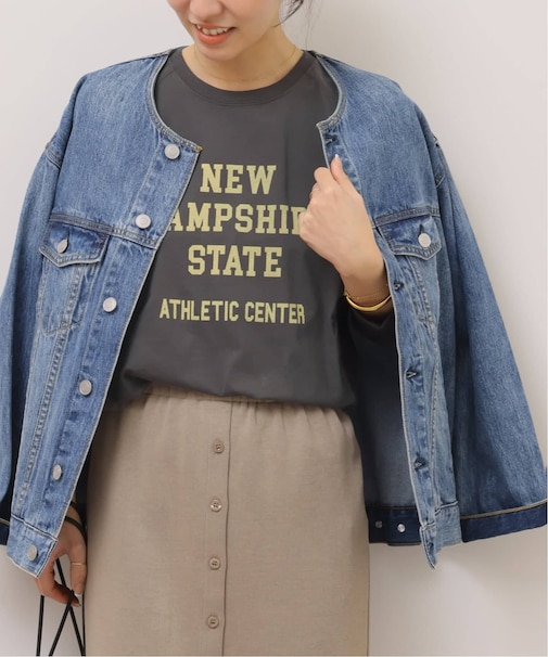 ラグランスリーブカレッジロングスリーブTEE