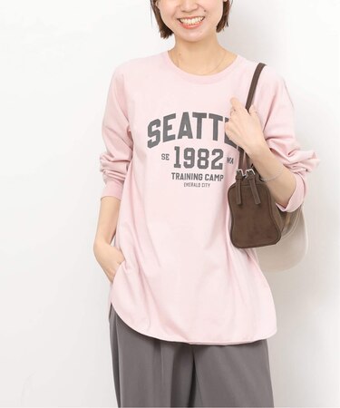 ラグランスリーブカレッジロングスリーブTEE