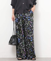 ボカシフラワーヴィンテージイージーパンツ