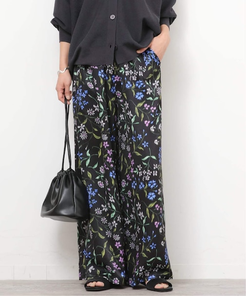 ボカシフラワーヴィンテージイージーパンツ