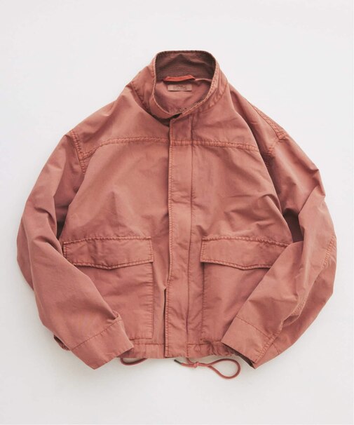 フェード マウンテン スタンドカラー ブルゾン