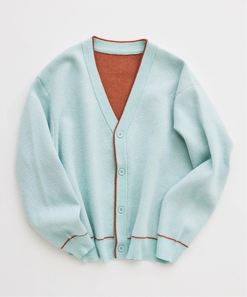 ドライタッチ ブークレ Vネック カーディガン｜ジャーナルスタンダード