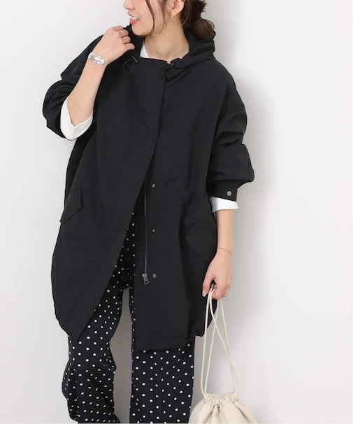 ［手洗い可］撥水ナイロンフーディーブルゾン