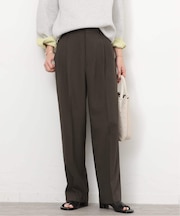 ［UVカット / 防シワ］ウォッシャブルストレッチタックパンツ