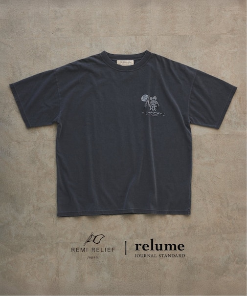 REMI RELIEF 別注 ”RAT FINK” ヴィンテージ加工 ワイドTシャツ