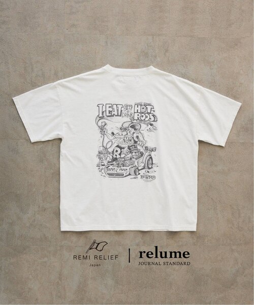 REMI RELIEF 別注 ”RAT FINK” ヴィンテージ加工 ワイドTシャツ