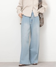 ストリングワイドデニム