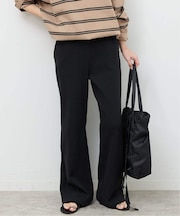 リブジャージーフレアパンツ