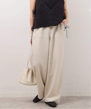 アセテートスラブストレッチベイカーパンツ