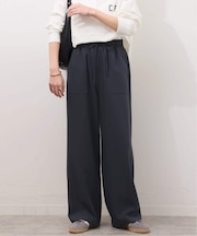 アセテートスラブストレッチベイカーパンツ