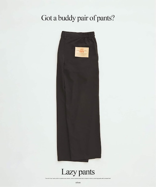 バルジ ツイル 1タック ”レイジー” ライトスラックス