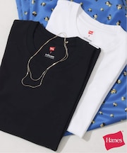 ＜2枚セット＞別注【Hanes / ヘインズ】ウォッシュドコットン Tシャツ