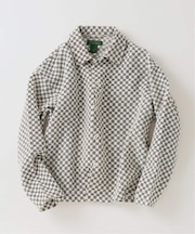 INDIA COTTON ”チェッカー” クロシェシャツ