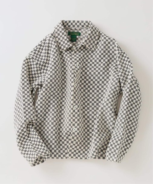 INDIA COTTON ”チェッカー” クロシェシャツ