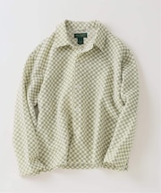 INDIA COTTON ”チェッカー” クロシェシャツ