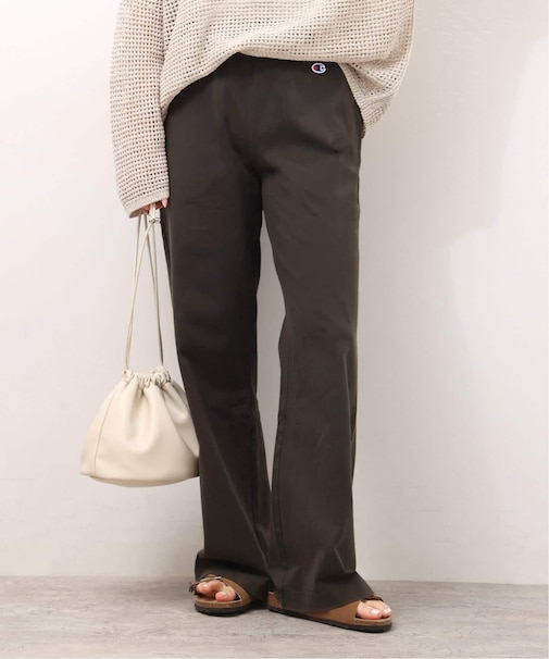 別注【Champion/チャンピオン】16s/1 Jersey PT Bleach Wash:パンツ