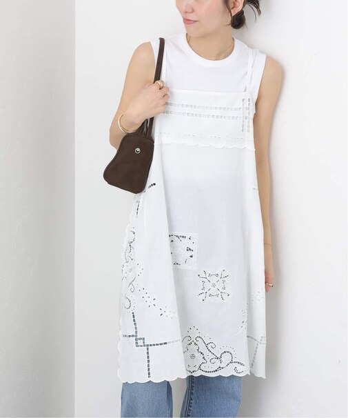 スクエアエンブロイダリーチュニック