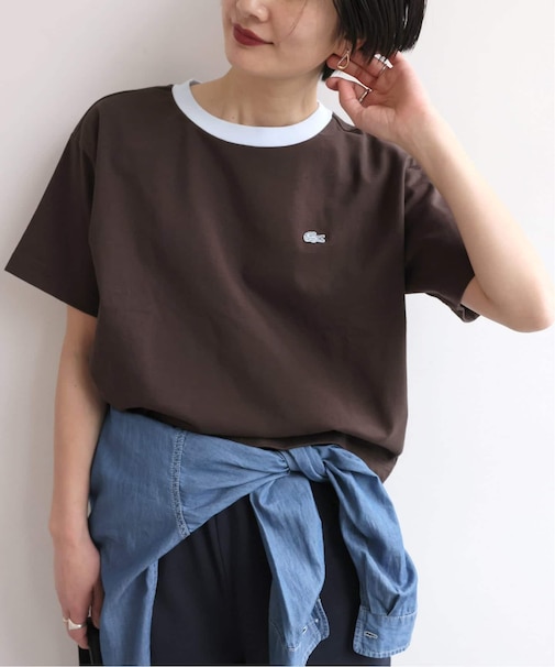 別注【LACOSTE/ラコステ】リンガーTシャツ