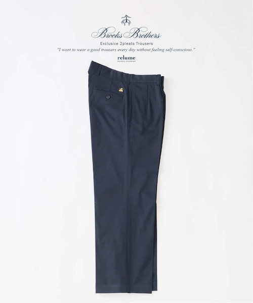 Brooks Brothersブルックスブラザーズ 別注 2プリーツスラックス Brooks Brothers / ブルックスブラザーズ 別注 2プリーツ スラックス