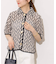 【TORRAZZO DONNA/トラッゾドンナ】ジオメトリックレースシャツ