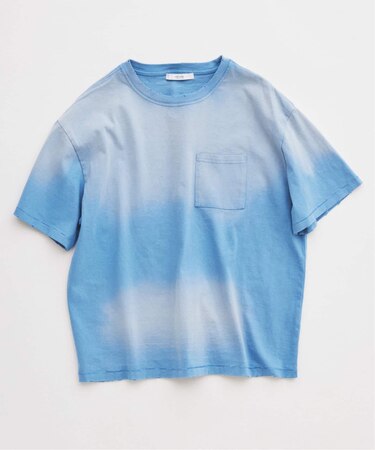 サンウォッシュ フェード加工 ポケットTシャツ