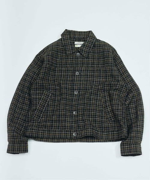 ヨーロピアン フラックス トラッカー シャツ ブルゾン European Flax / ヨーロピアン フラックス トラッカー シャツ ブルゾン