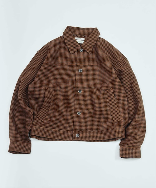 ヨーロピアン フラックス トラッカー シャツ ブルゾン European Flax / ヨーロピアン フラックス トラッカー シャツ ブルゾン