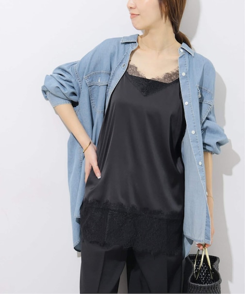 《追加2》サテンレースキャミチュニック