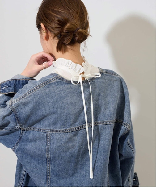 《追加6》ハイカウントコットンスタンドカラー2way