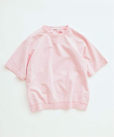 ラフカット ミニ裏毛 半袖スウェット