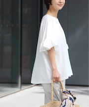 《追加》コットンダブルフリルTEE