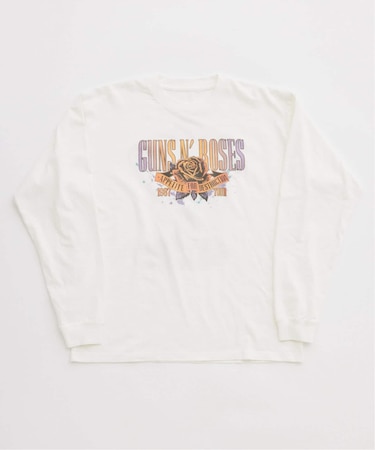 ガンズ・アンド・ローゼズ 別注 ヴィンテージライク ロングスリーブTee