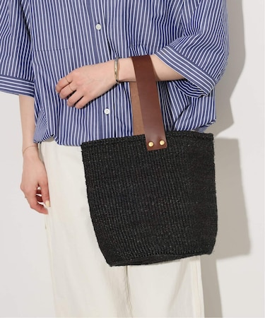 【MACHAKOS /マチャコス】 レザーハンドルカゴBAG