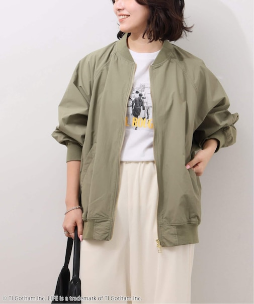 《追加》［手洗い可］ウォッシャブルナイロンダブルジップMA-1