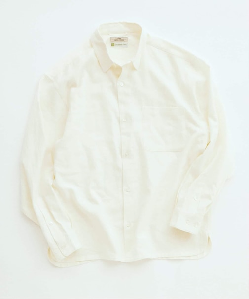 European Flax / ヨーロピアンフラックス リネン/レーヨン シャツ