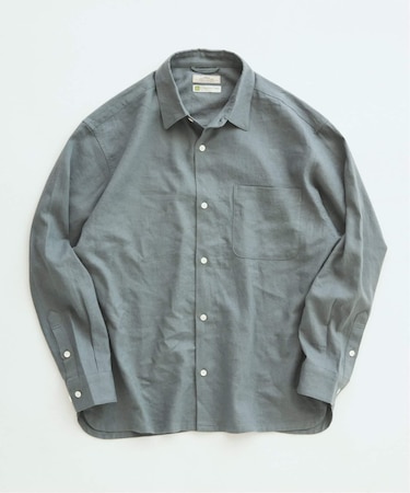 European Flax / ヨーロピアンフラックス リネン/レーヨン シャツ