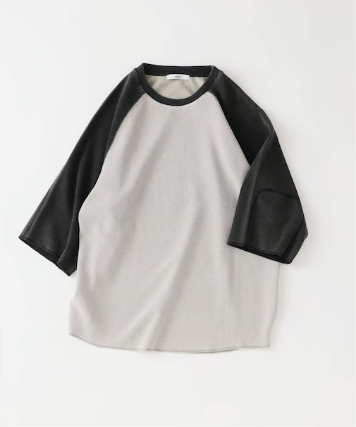 フェードワッフル ラグランTシャツ