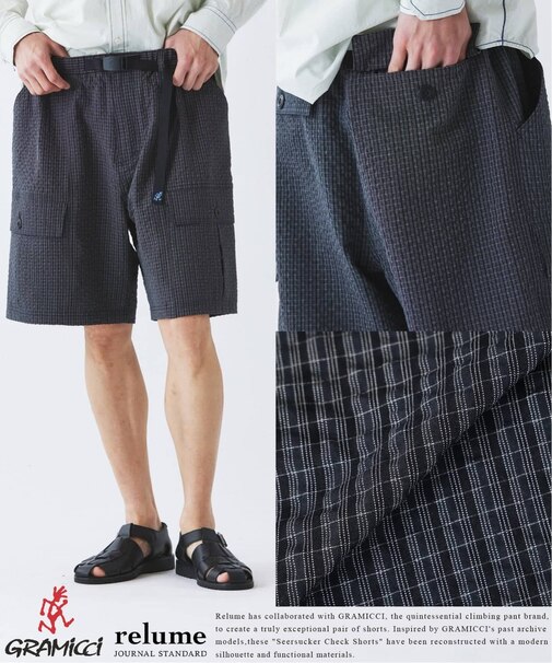 GRAMICCI / グラミチ 別注 サッカー チェック ショーツ