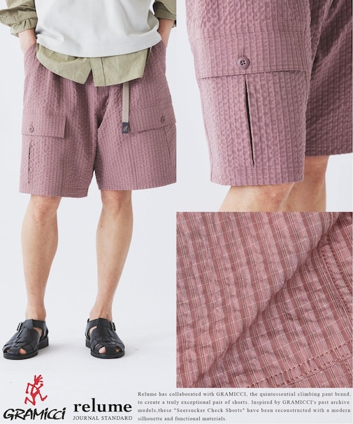 GRAMICCI / グラミチ 別注 サッカー チェック ショーツ