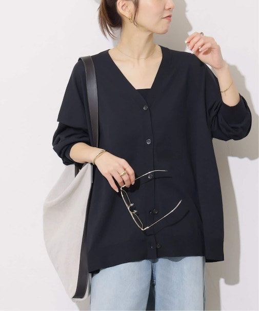 【MULTI FUNC+】UVカット / 接触冷感 / ドライタッチVネックカーディガン