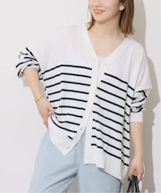 【MULTI FUNC+】UVカット / 接触冷感 / ドライタッチVネックカーディガン