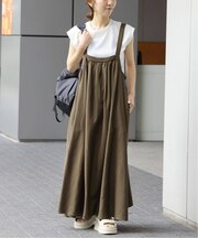 《2点セット》リネンミックスタックワンピース+タンク