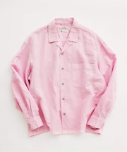 European Flax / ヨーロピアンフラックス 製品染め オープンカラーシャツ