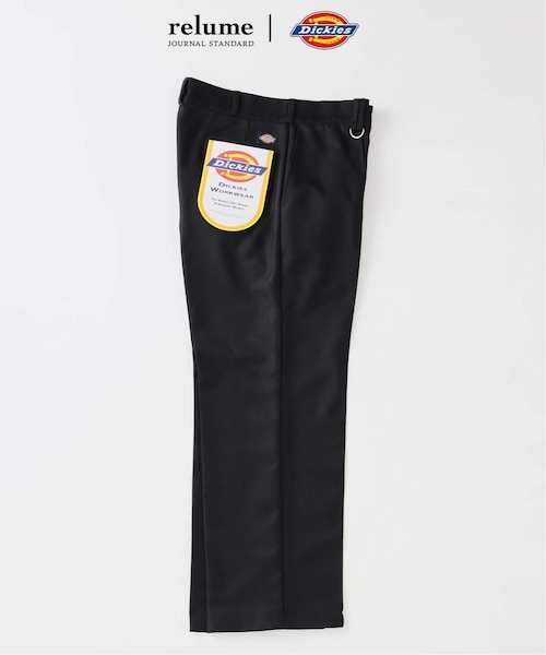 relume ディッキーズ 別注 ピンタック ワイドスラックス 黒 M Dickies / ディッキーズ 別注 ピンタック ワイドスラックス