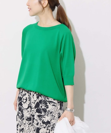 接触冷感 / ウォッシャブルクールドルマンプルオーバー