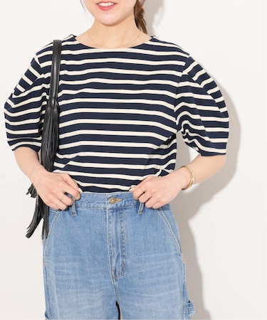 タックデザインスリーブプルオーバー