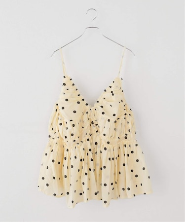 【crinkle crinkle crinkle】 frill gather volume camisole