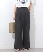 リネンミックス2タックパンツ