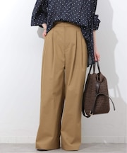 リネンミックス2タックパンツ