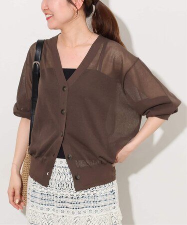 《追加 / 新色》サマーニットVネックカーディガン